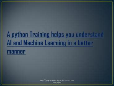 Image result for PowerPoint Ai Python Machine Learning