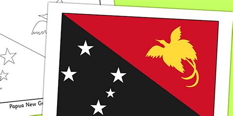 Papua New Guinea Flag Poster - HASS - Topics