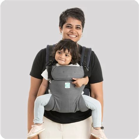 Kol Kol Grey Front Facing-Out Lite Baby Carrier Price in India - Buy ...