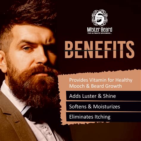 Mister Beard Mooch & Beard Oil 35ml, for growth of hairs – Pink Root