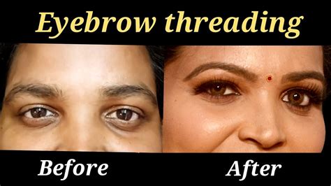 Image result for How Is Threading Eyebrows Done