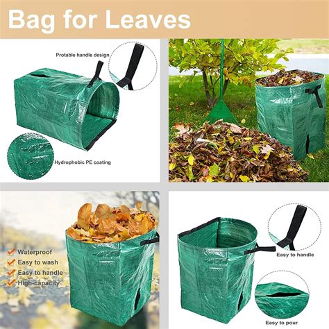 10 Count 30 Gallon Lawn and Leaf Bags with Leaf Scoops + 53 GAL Large ...
