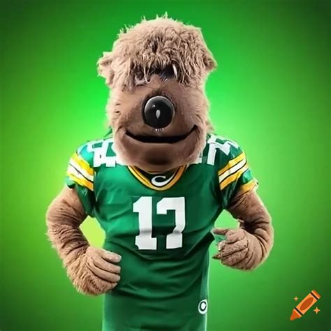 UWGB mascot wearing Green Bay Packers jersey and acting as a professor ...