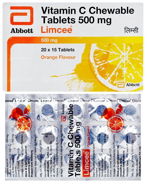 Limcee Chewable Tablet - Boost Immunity with Vitamin C | Buy Online