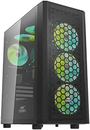 Amazon.in: Buy Ant Esports Elite 1100 Mid-Tower Computer Case/Gaming ...