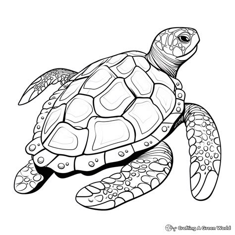 Turtle Shell Coloring Pages