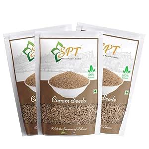 SPT Carom Seeds | 1.5Kg (500Gm x 3) | Aromatic Indian Spice for Cooking ...