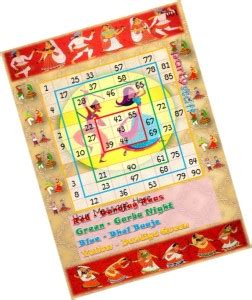 PartyStuff Navratri Theme Tambola Housie Tickets - Navratri Border Zone ...
