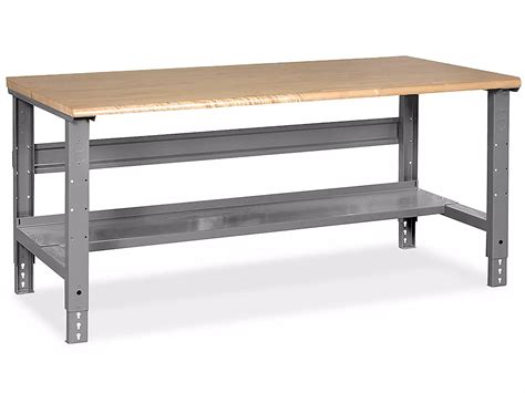 Industrial Packing Table - 72 x 36", Maple Top with Rounded Edge H-1138 ...