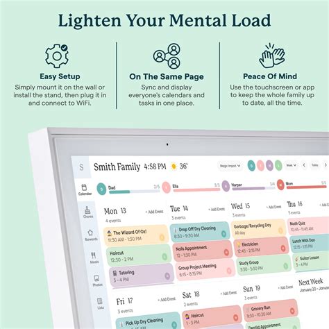 skylight calendar: 15 inch digital calendar & task India | Ubuy