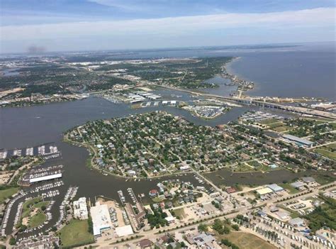 Aerial View - Island of Clear Lake Shores, Texas Clear Lake, Aerial ...