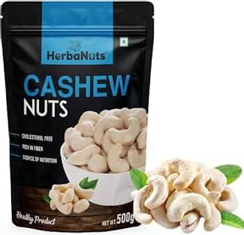 Almond Associates (HerbaNuts) Cashews Whole | Premium Kaju | Rich in ...
