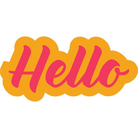 Image result for Hello I AM Icon
