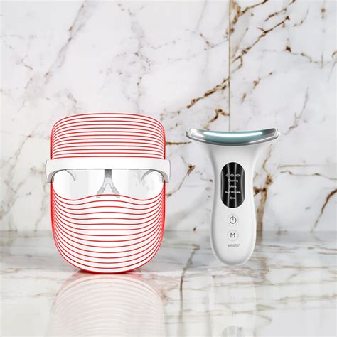 LED Face Mask & Skin Lift Device Combo