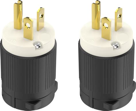 UL Listed NEMA 6-20P Electrical Male Plugs Extension Cord Ends Drop ...