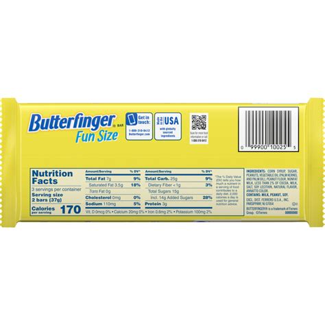 Butterfinger Nutrition Facts