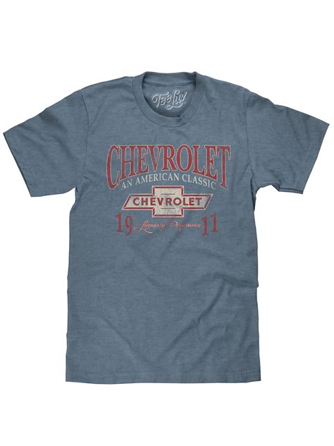 Tee Luv Men's Big and Tall Chevrolet An American Classic Graphic T ...