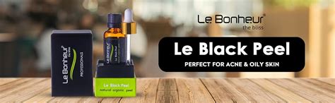 Buy Le Bonheur Black Peel with Post Peel | Organic Peel | Facial ...