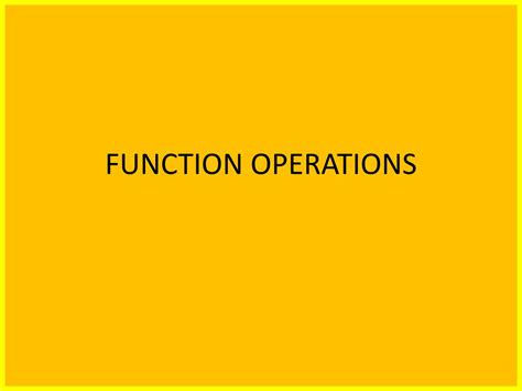 Image result for Function Operation Rules