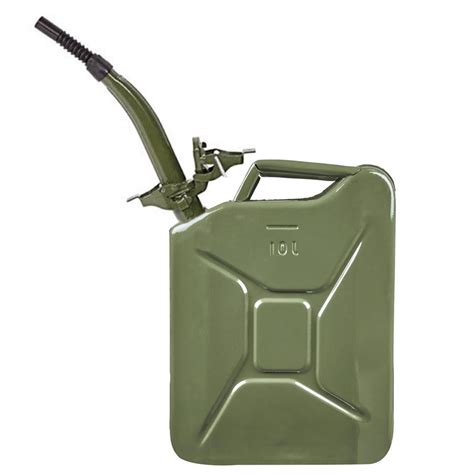 JE Bazaar Steel Fuel Jerry Cans for Fuel Storage With/Without Spout (5L ...