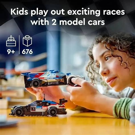 LEGO Speed Champions 76922 BMW M4 GT3 & BMW M Hybrid V8 Race Cars ...