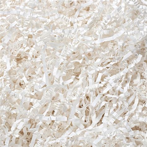 Amazon.com: Mefleet 1 LB Crinkle Cut Paper Shred Filler White Crinkle ...