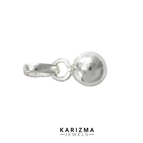Pure Silver 10 Gram Ball Pendant for Lal Kitab remedy चांदी की गोली लॉ ...