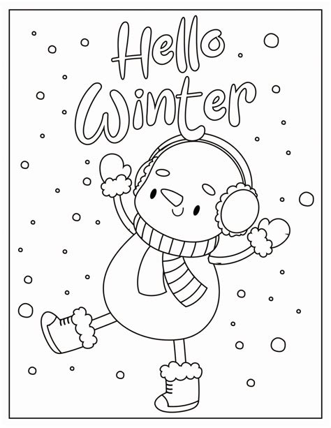 Winter Coloring And Activity Pages