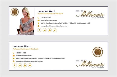 Entry #12 by gravitygraphics7 for Design clickable email signatures ...