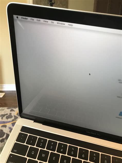 Check out this weird screen defect "comet" in the upper-left corner on ...