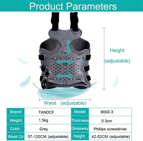 FENOKD Lumbar Spine Orthosis, Thoracolumbar Fixed Brace, India | Ubuy