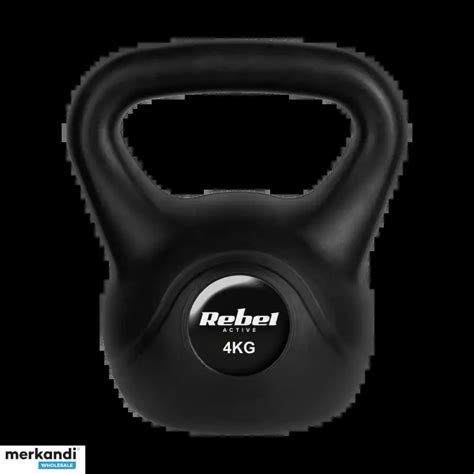 Kettlebell bitumiczny 4 kg REBEL ACTIVE - Poland, New - The wholesale ...