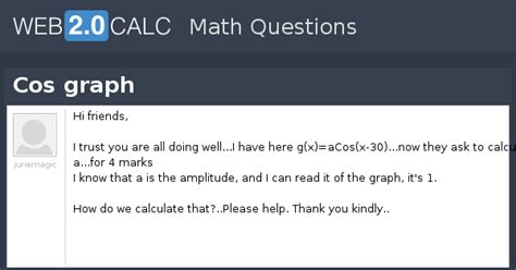 Image result for Cos Function Graph Paper