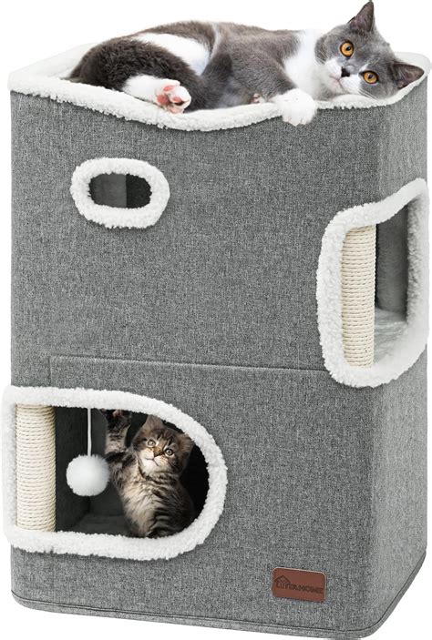 YITAHOME Cat Cave, Cat Beds for Indoor Cats, Multifunctional Cat House ...