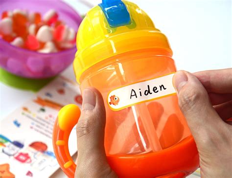 Buy Baby Bottle Labels for Daycare, Self-Laminating, Waterproof Write ...