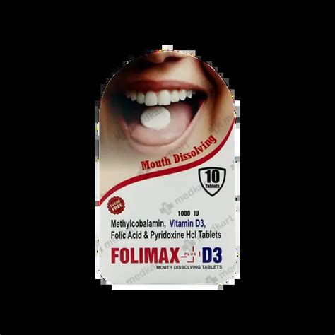 FOLIMAX PLUS D3 TABLET 10'S Price, Uses, Side Effects & Substitutes ...