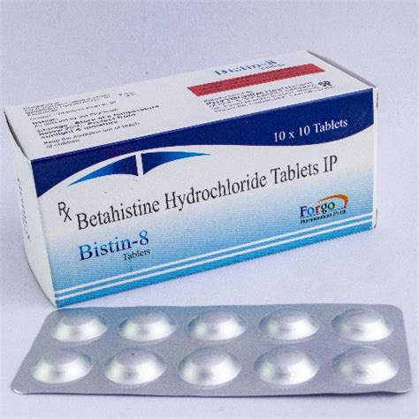 BISTIN-8 Tablets Forgo Pharmaceuticals Pvt Ltd