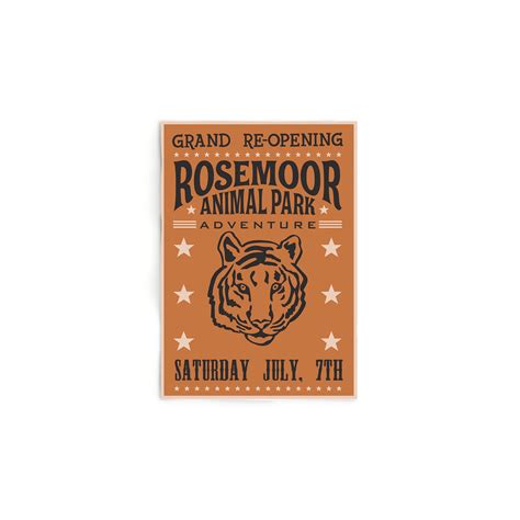 Rosemoor Animal Park Poster | We Bought A Zoo | ReplicaPropStore