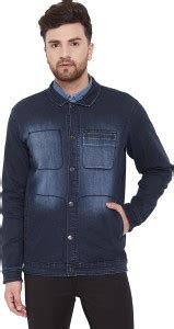 Canary London Full Sleeve Washed Men Denim Jacket - Buy Canary London ...