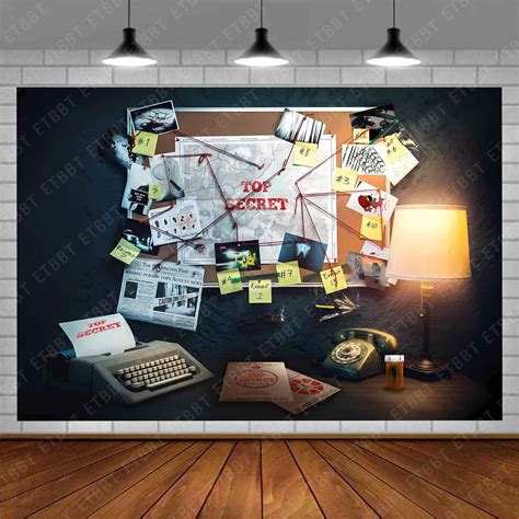 Detective Theme Cupcake Toppers Mystery Crime Clue Evidence Dessert ...