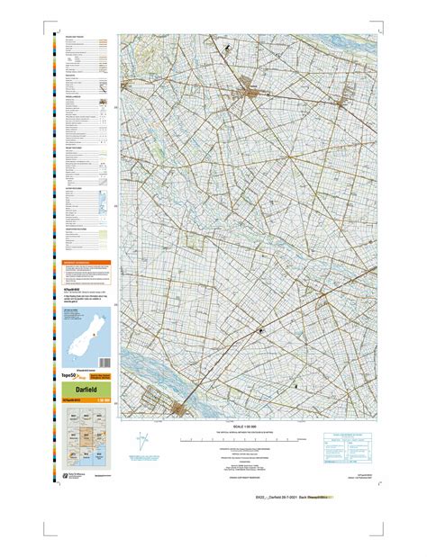BX22 - Darfield Topo50 map | Mapworld