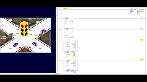 Image result for Traffic Light Control Using plc Simulator