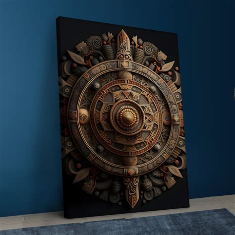 Mystic Mirage Mandala Canvas Wall Art Painting Prints & Artwork on ...