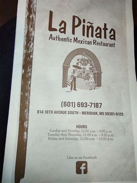 La Pinata - Meridian Mississippi Restaurant - HappyCow