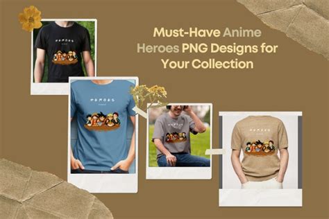 Must-Have Anime Heroes PNG Designs for Your Collection – Arteraa