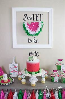 1st birthday decoration themes a watermelon birthday with cricut jen t by 1st birthday decoration themes a watermelon birthday with cricut jen t by