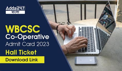 WBCSC Co-Operative Admit Card 2023, Hall Ticket Download Link