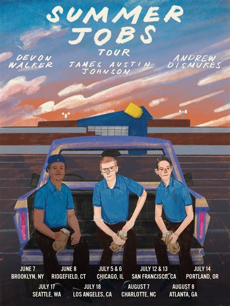 Summer Jobs Tour: Devon Walker James Austin Johnson & Andrew Dismukes ...