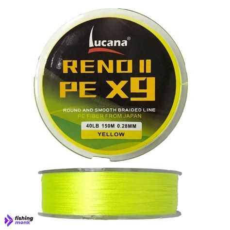 Lucana Reno II PE X9 Braid Line 150M – Fishingmonk