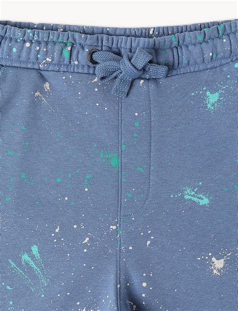 Buy Cotton Mix Regular Fit Printed Shorts at Marks & Spencer